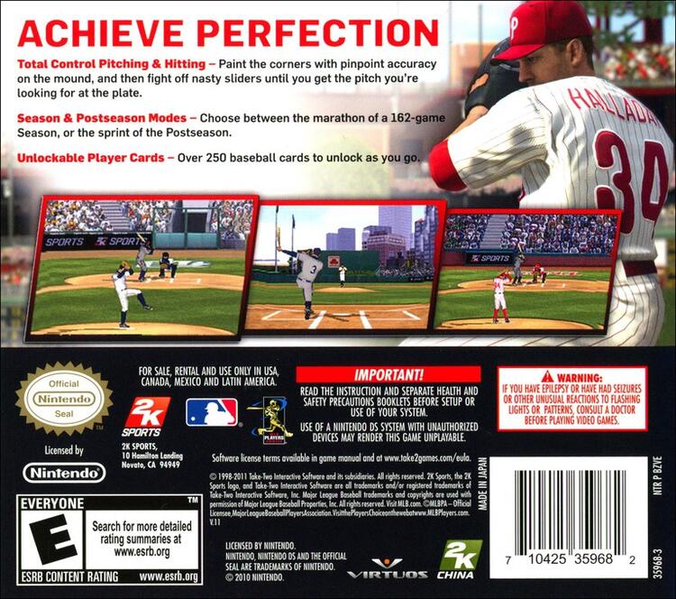 Major League Baseball 2K11 (Complete) (used)