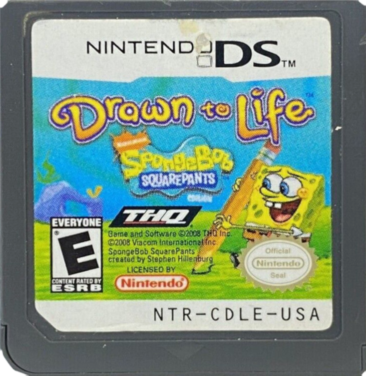 Drawn to Life SpongeBob SquarePants Edition (Loose) (used)