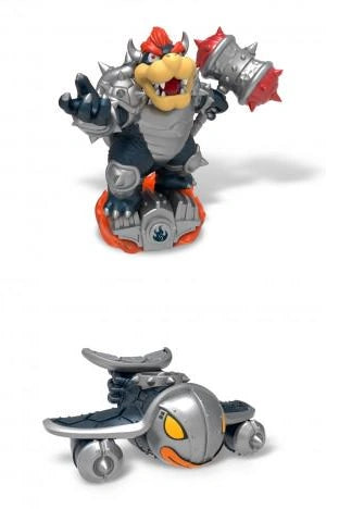 Bowser - Dark Hammer Slam & Clown Cruiser [Skylanders] (used)