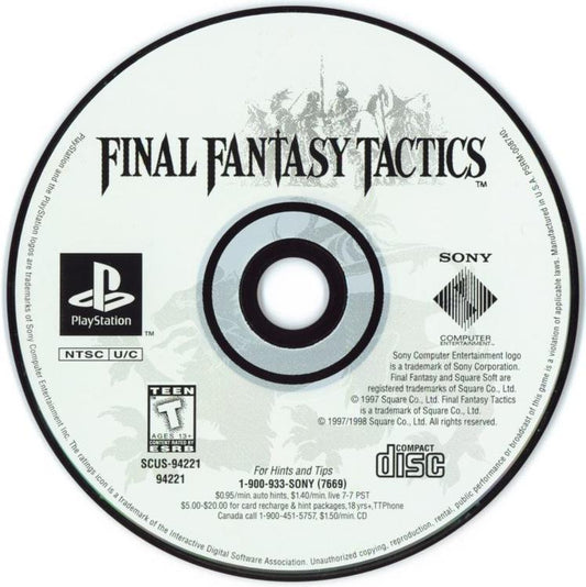 Final Fantasy Tactics (Loose) (used)