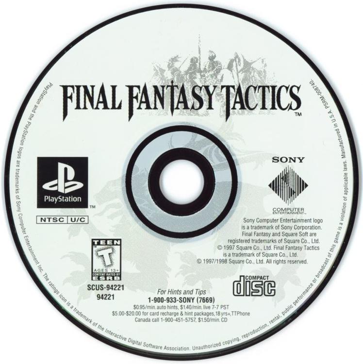 Final Fantasy Tactics (Loose) (used)