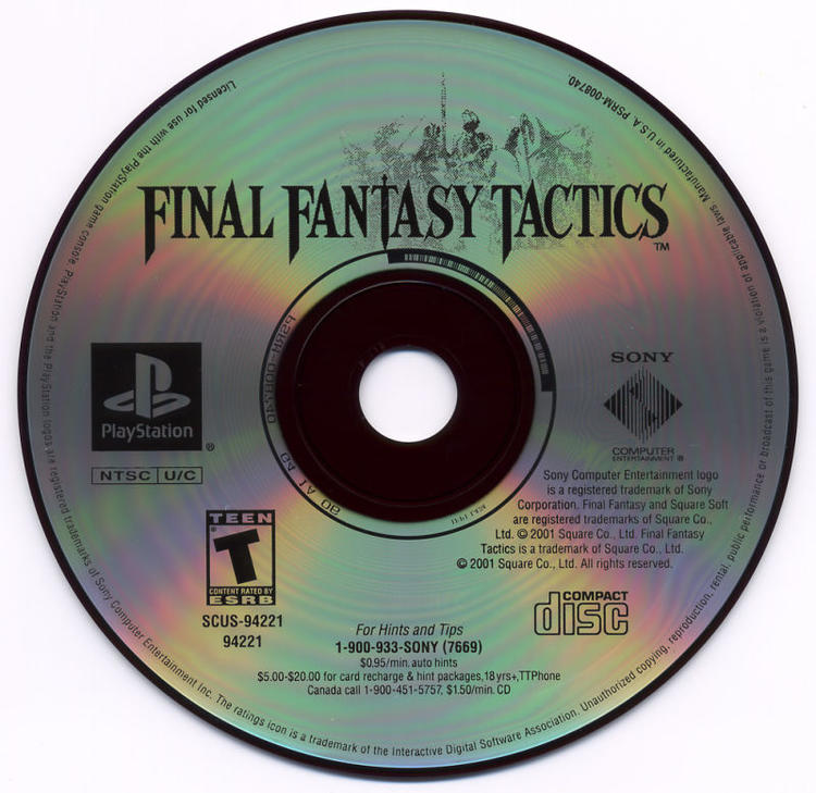 Final Fantasy Tactics (Loose) (used)