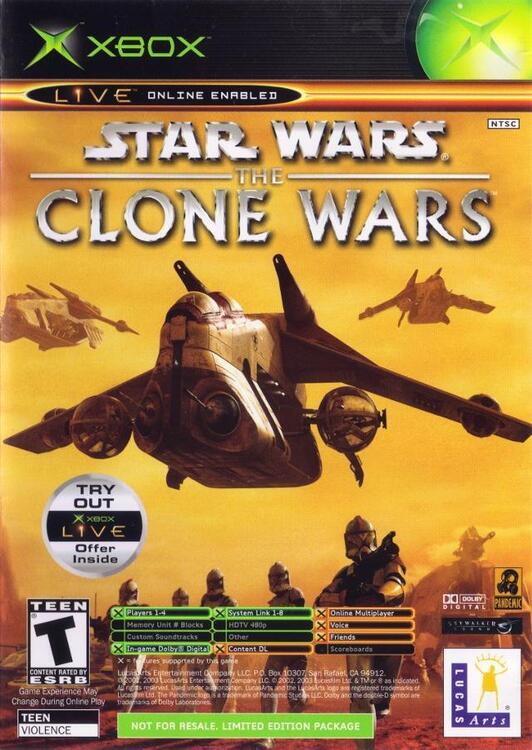Star Wars Clone Wars & Tetris Worlds Combo Pack (Complete) (used)
