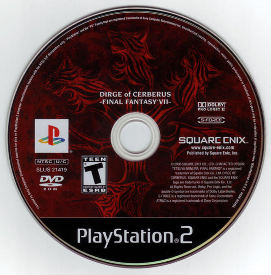 Dirge of Cerberus: Final Fantasy VII (Loose) (used)