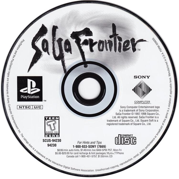 Saga Frontier (Loose) (used)