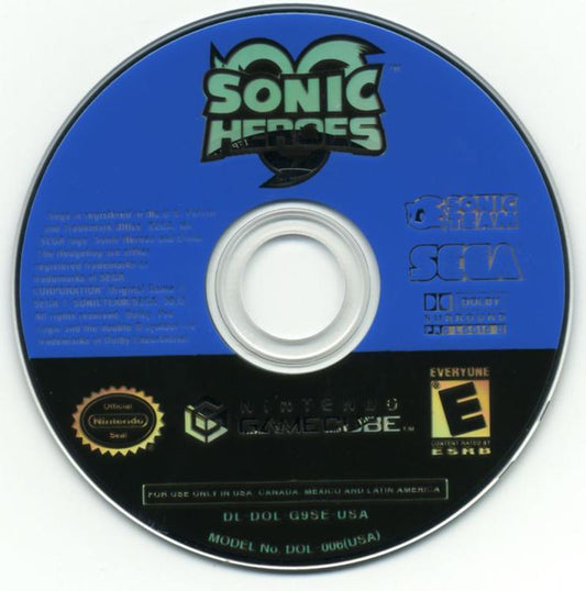 Sonic Heroes (Loose) (used)