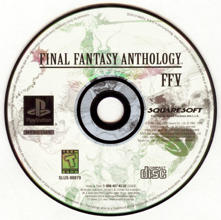 Final Fantasy Anthology (Loose) (used)