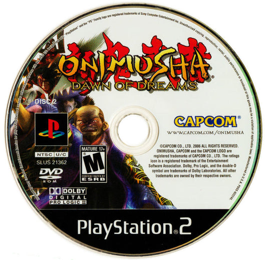 Onimusha Dawn of Dreams (Loose) (used)