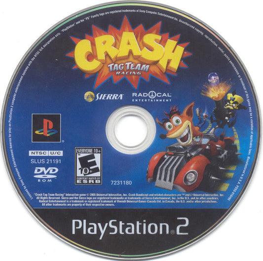 Crash Tag Team Racing (Loose) (used)