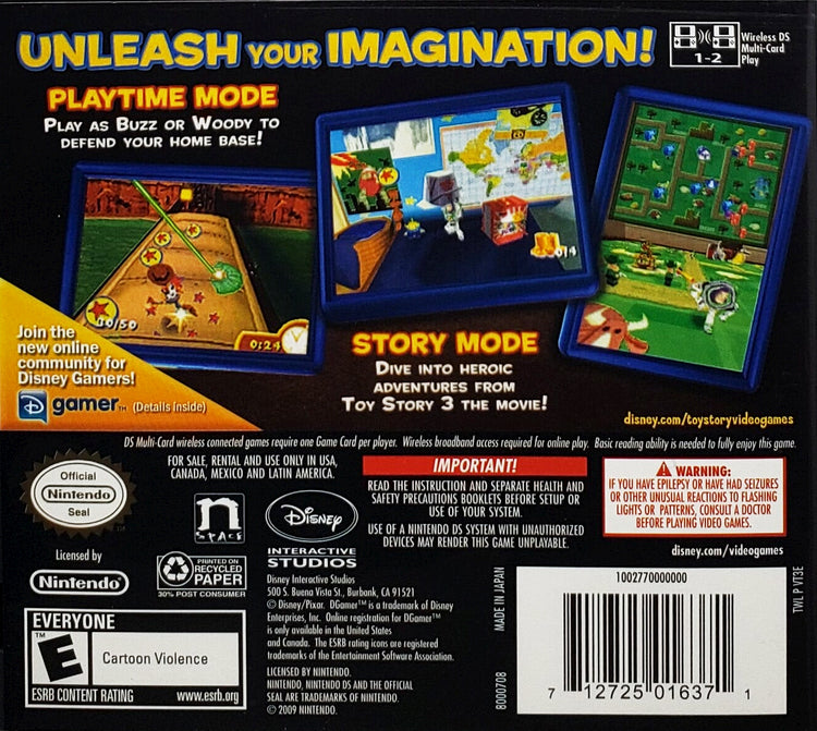 Toy Story 3: The Video Game (Complete) (used)