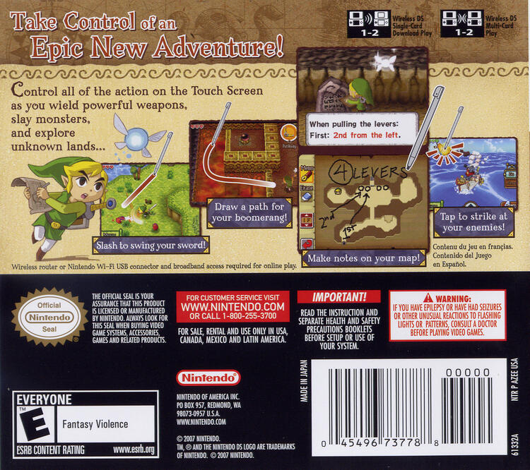 Legend of Zelda Phantom Hourglass (Complete) (used)
