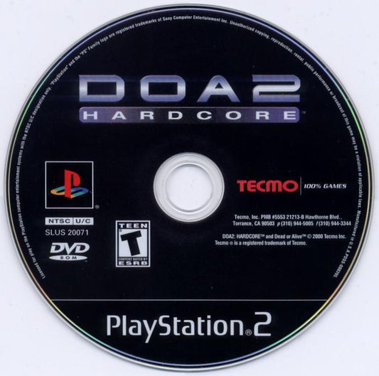 Dead or Alive 2: Hardcore (Loose) (used)