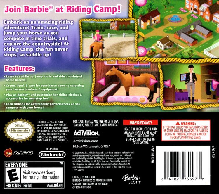 Barbie Horse Adventures: Riding Camp (Complete) (used)