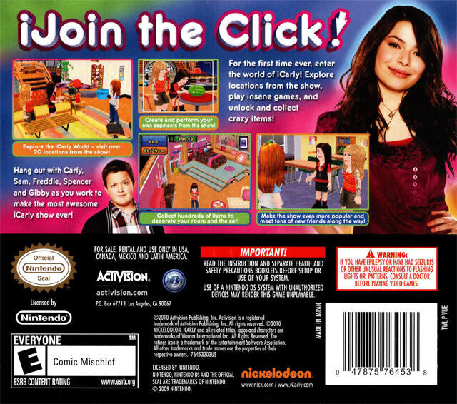 iCarly 2: iJoin the Click (Complete) (used)