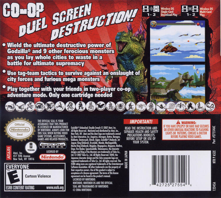 Godzilla Unleashed (Complete) (used)