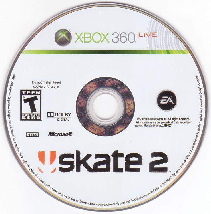 Skate 2 *BCXB1* (Loose) (used)