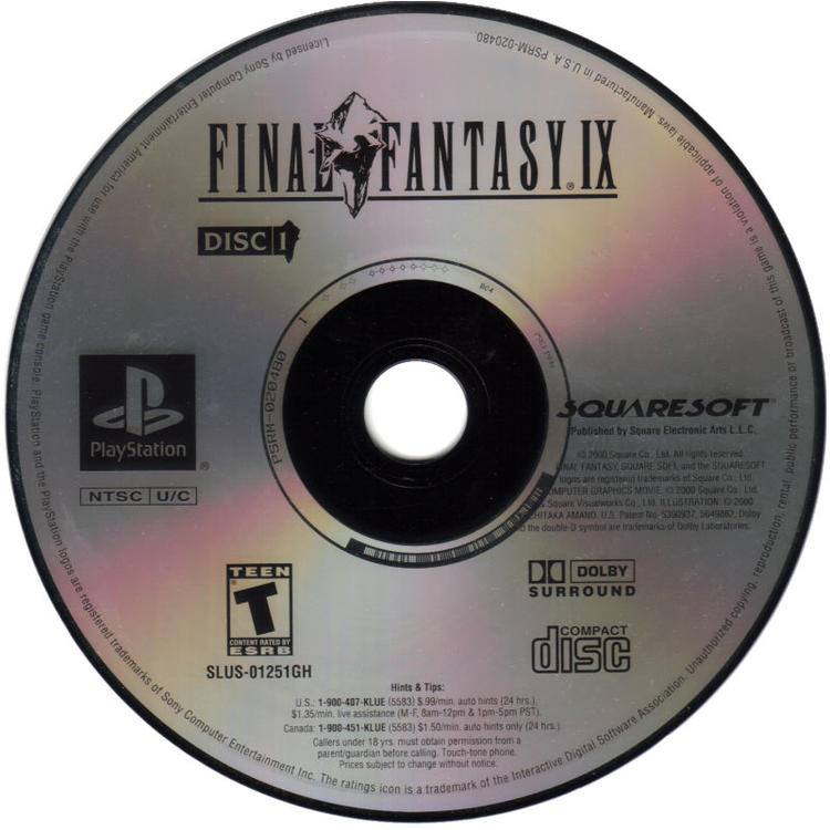 Final Fantasy IX (Loose) (used)