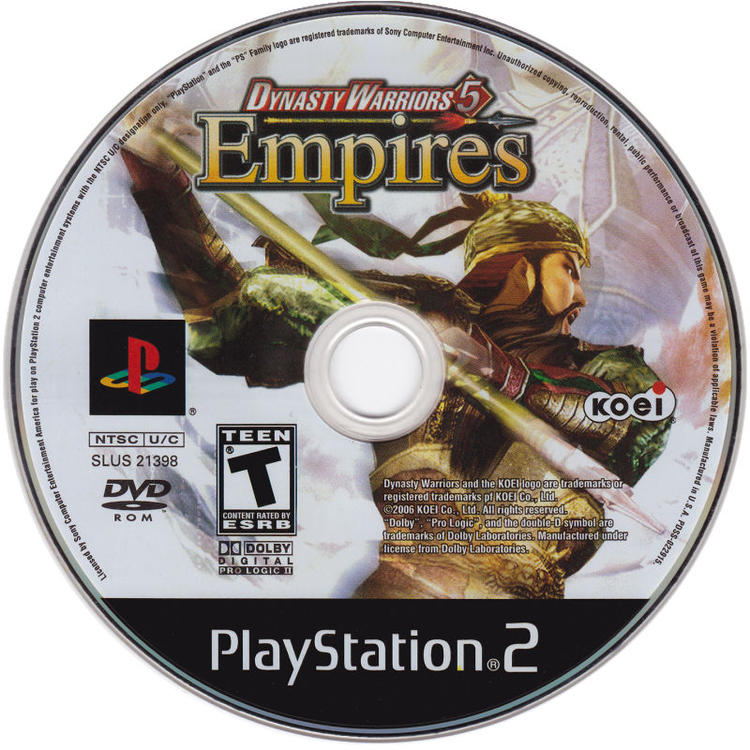 Dynasty Warriors 5 Empires (Loose) (used)