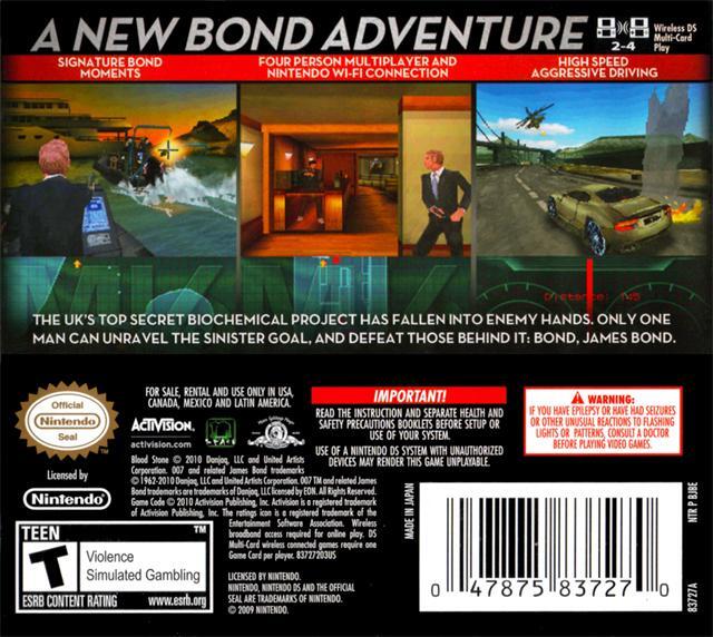 Blood Stone 007 (Complete) (used)