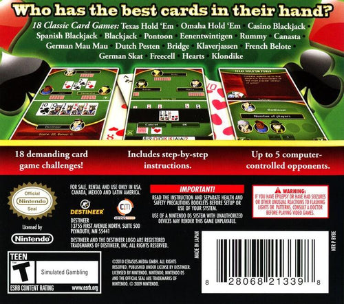 18 Classic Card Games (Complete) (used)