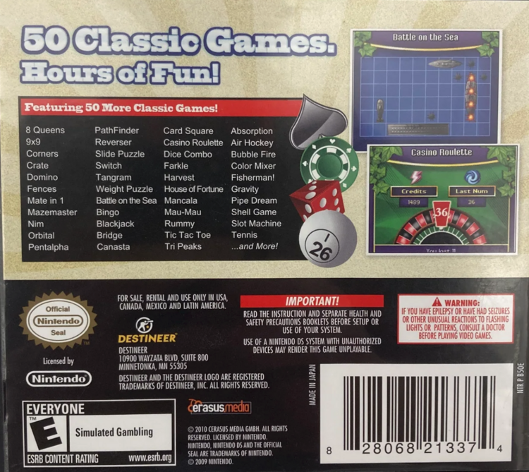 50 More Classic Games (Complete) (used)