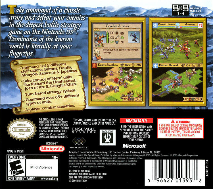 Age of Empires The Age of Kings (Complete) (used)