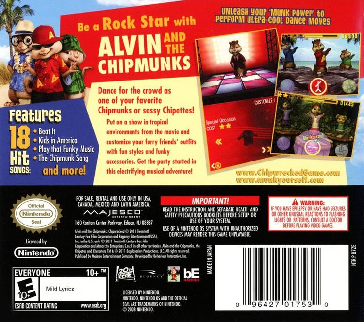 Alvin & Chipmunks: Chipwrecked (Complete) (used)