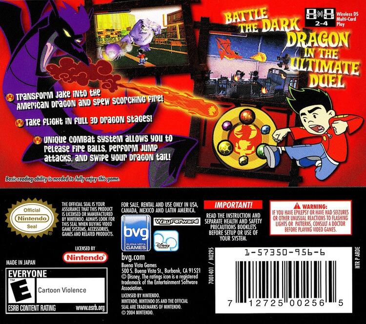 American Dragon Jake Long Attack of the Dark Dragon (Complete) (used)