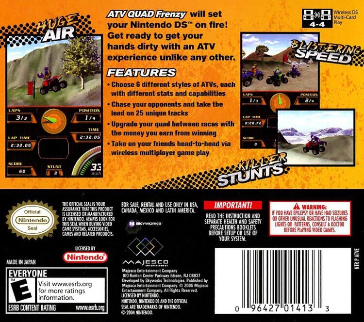 ATV Quad Frenzy (Complete) (used)