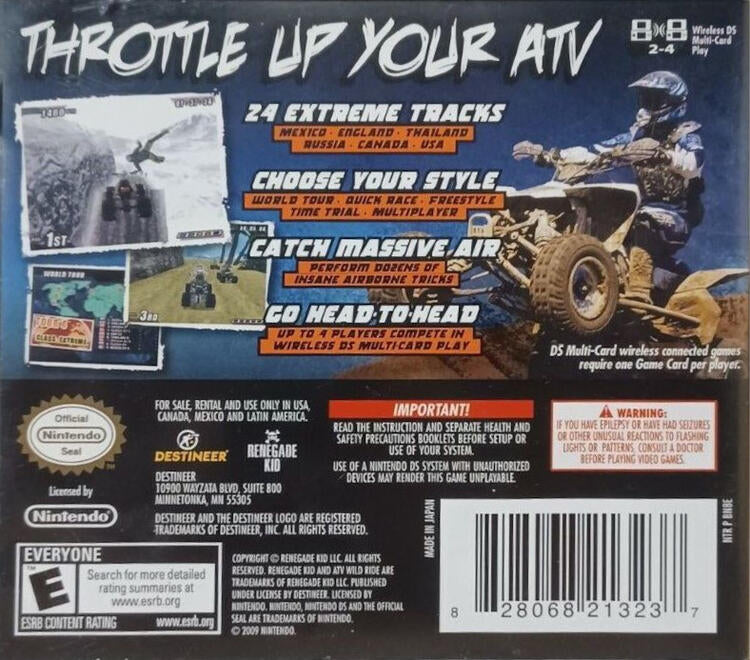 ATV Wild Ride (Complete) (used)