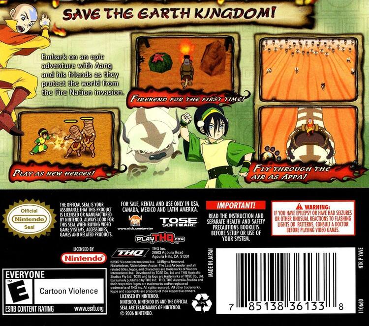 Avatar The Burning Earth (Complete) (used)