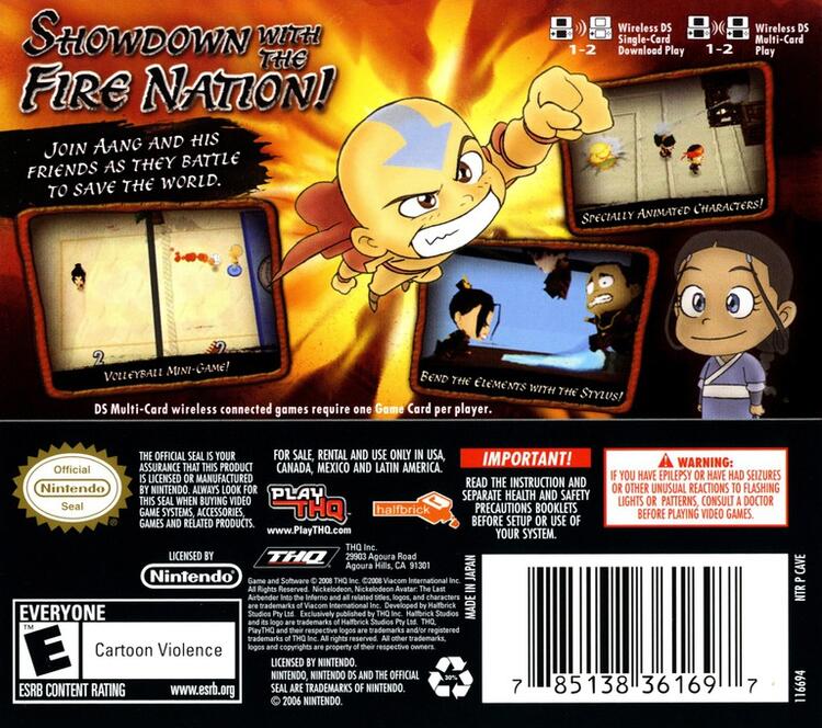 Avatar the Last Airbender Into the Inferno (Complete) (used)
