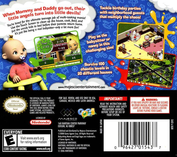 Babysitting Mania (Complete) (used)