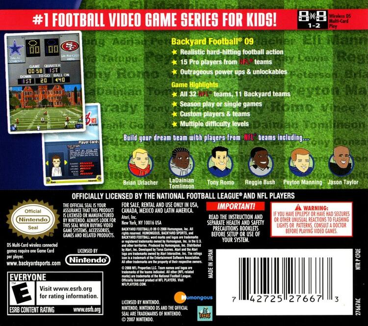 Backyard Football 09 (Complete) (used)