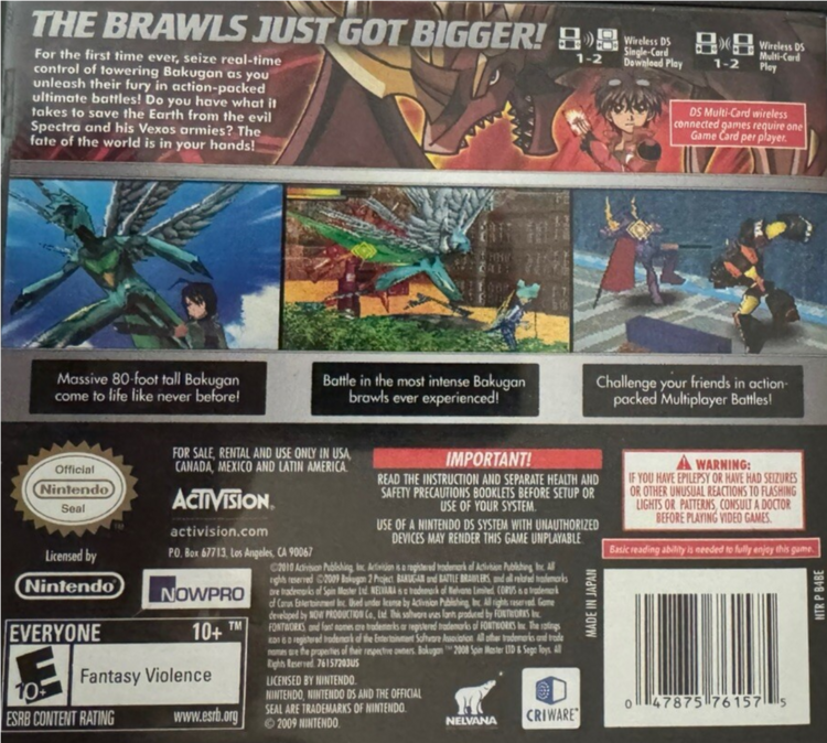Bakugan Defenders of the Core (Complete) (used)