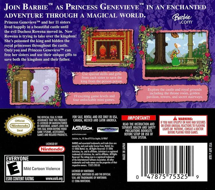 Barbie in The 12 Dancing Princesses (Complete) (used)