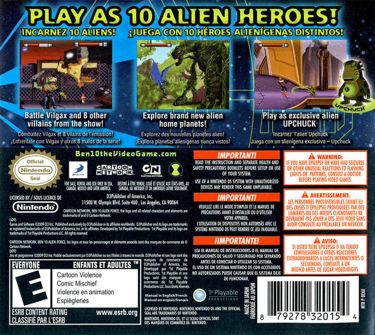 Ben 10 Alien Force: Vilgax Attacks (Complete) (used)