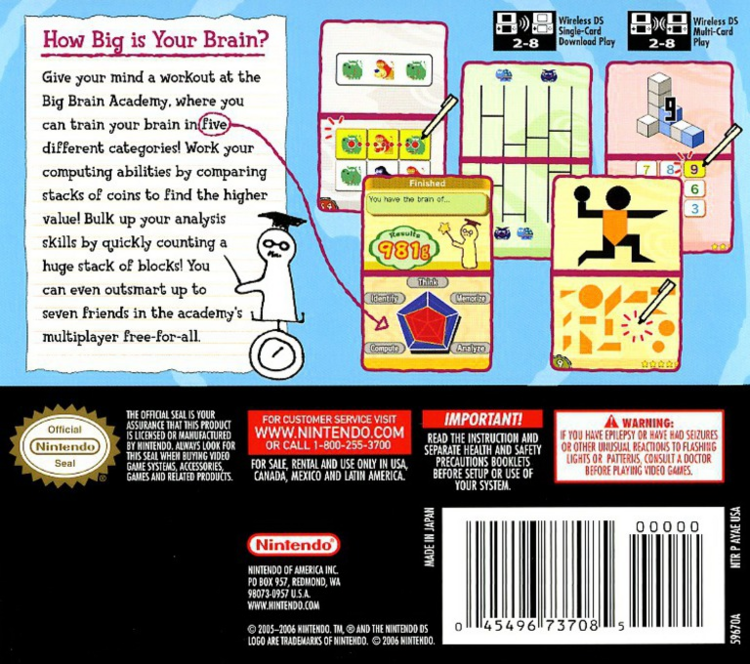 Big Brain Academy (Complete) (used)