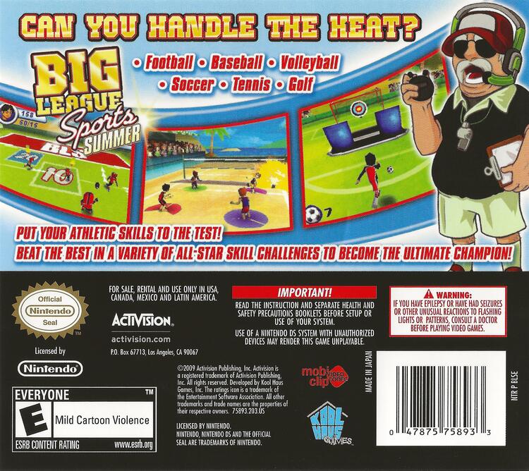 Big League Sports: Summer (Complete) (used)
