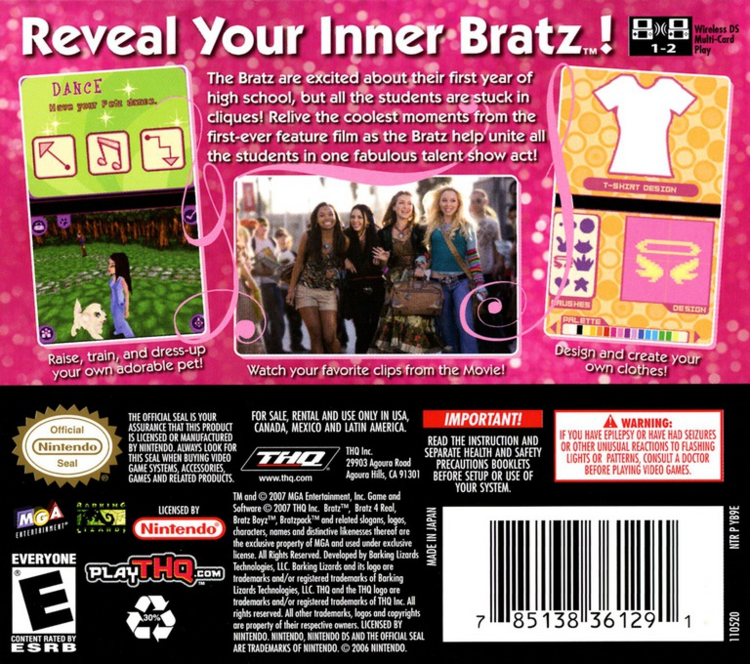 Bratz 4 Real (Complete) (used)