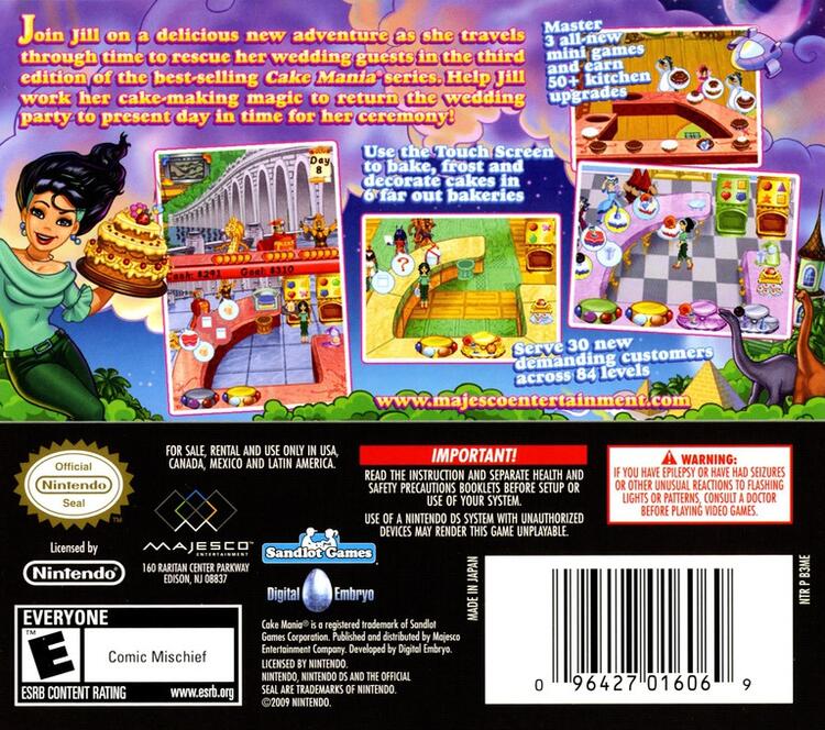 Cake Mania 3 (Complete) (used)