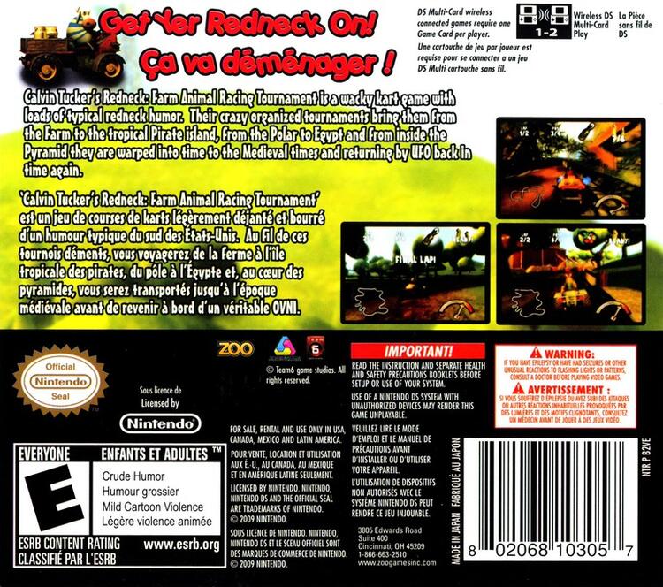 Calvin Tucker's Redneck Farm Animal Racing Tournament (Complete) (used)