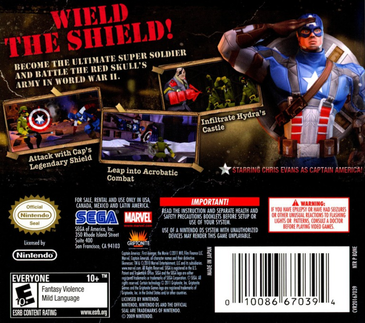 Captain America: Super Soldier (Complete) (used)