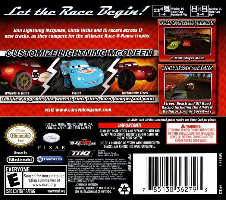 Cars Race-O-Rama (Complete) (used)