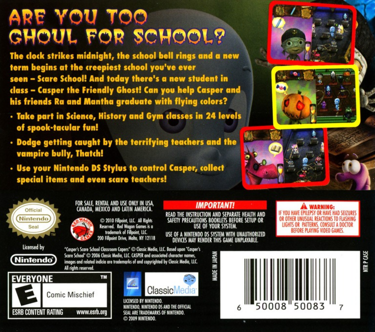 Casper Scare School: Classroom Capers (Complete) (used)