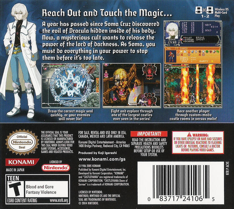 Castlevania Dawn of Sorrow (Complete) (used)