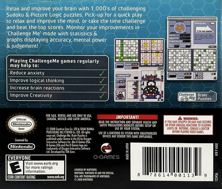 Challenge Me: Brain Puzzles (Complete) (used)