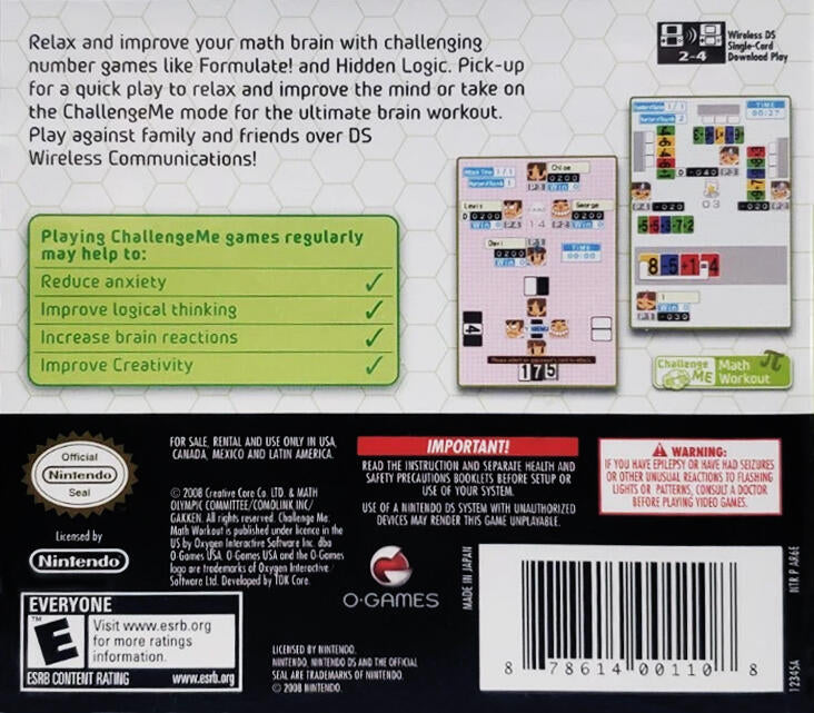 Challenge Me: Math Workout (Complete) (used)