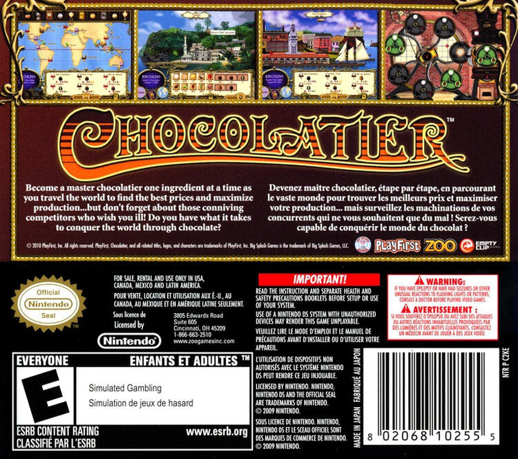 Chocolatier (Complete) (used)