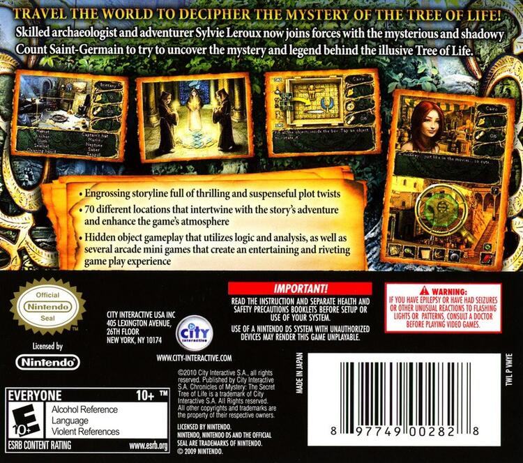 Chronicles of Mystery: The Secret Tree of Life (Complete) (used)